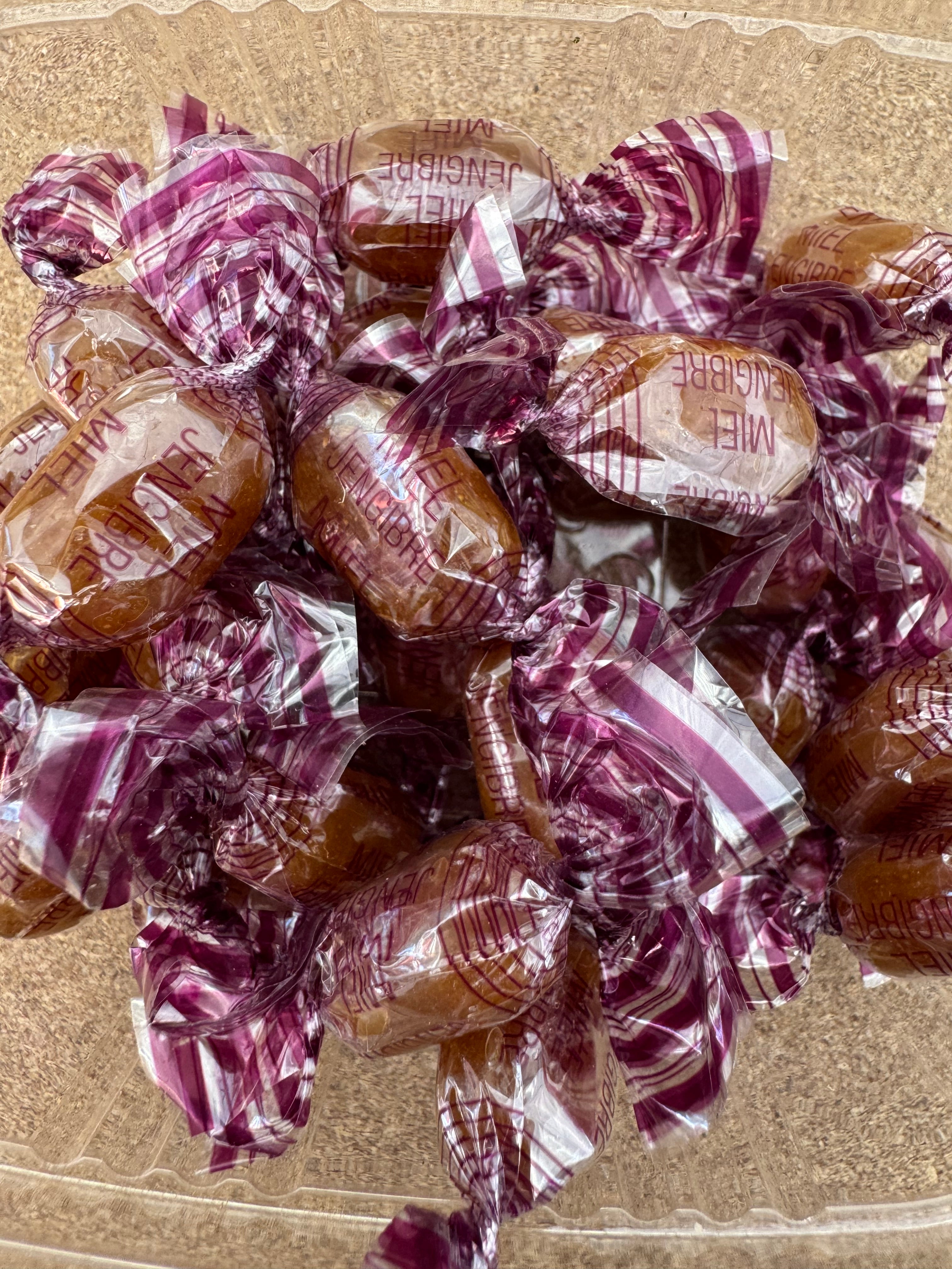 CARAMELOS EXTRACTO MIEL JENGIBRE