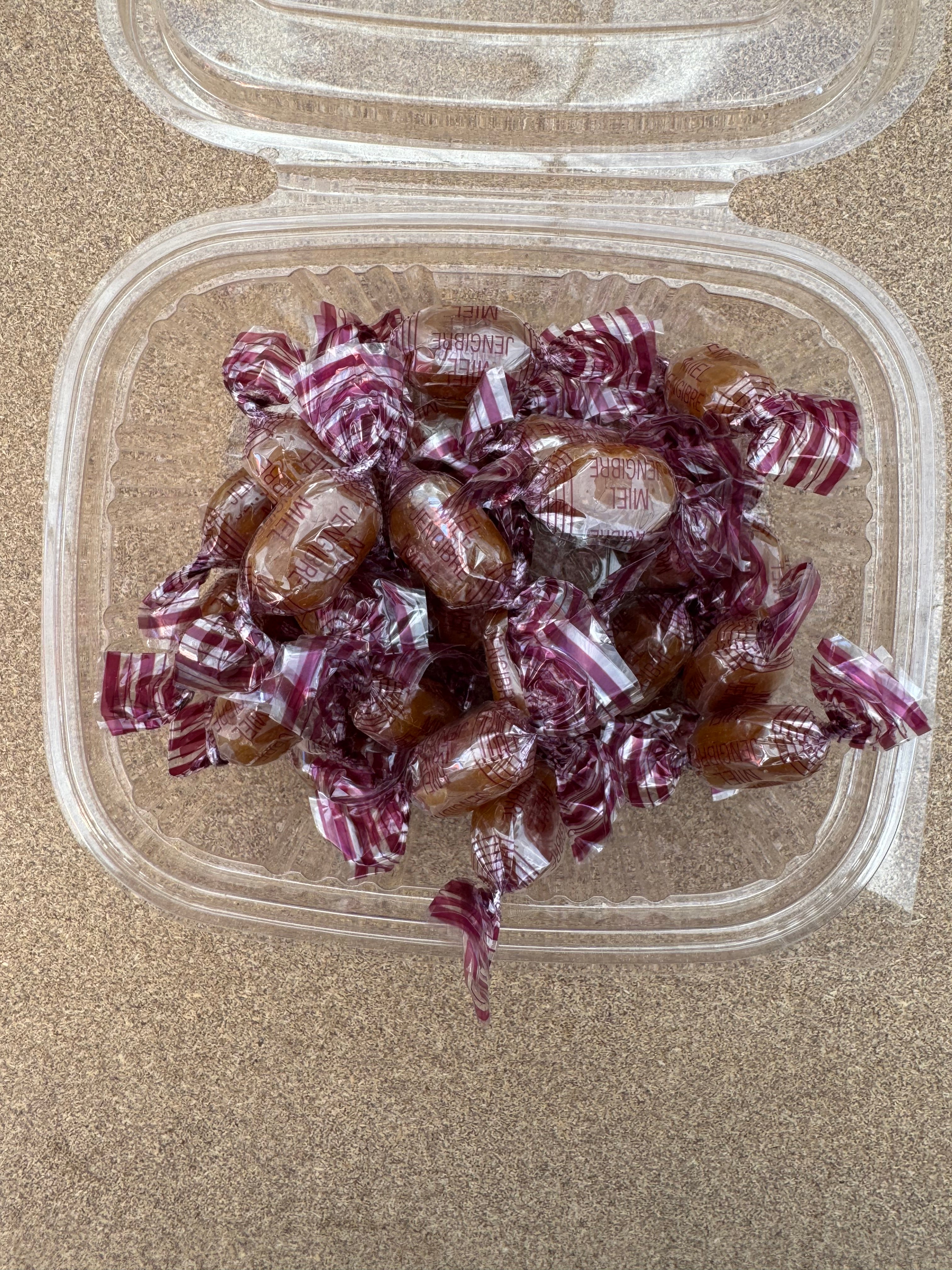 CARAMELOS EXTRACTO MIEL JENGIBRE