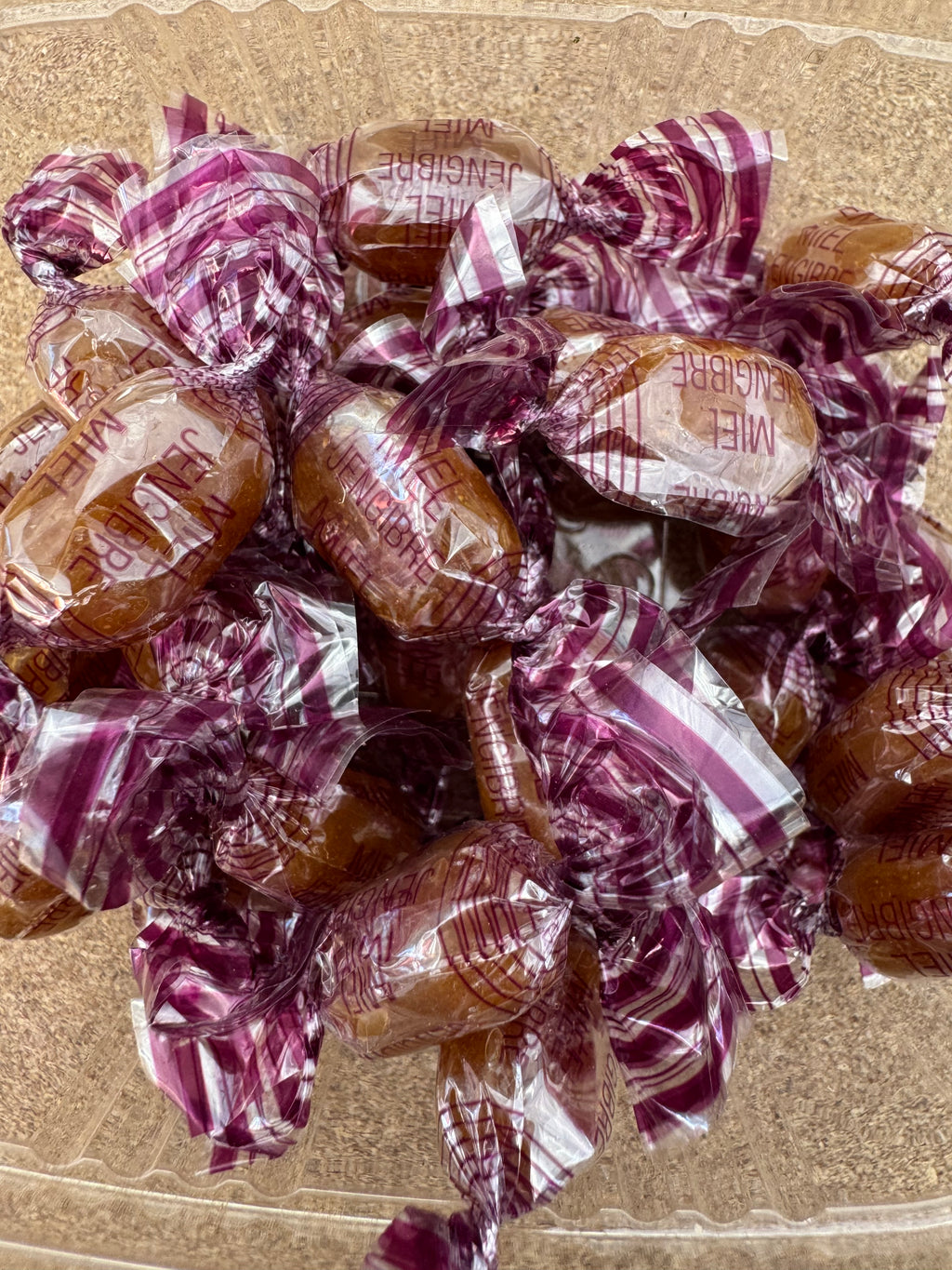 CARAMELOS EXTRACTO MIEL JENGIBRE